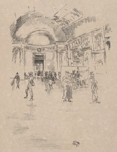 A Hosszú Galéria, Louvre alkotó: James McNeill Whistler