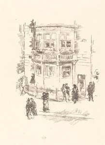 A menedzser ablaka, Gaiety Színház alkotó: James Abbott McNeill Whistler