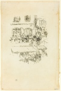 A piactér, Vitre alkotó: James McNeill Whistler