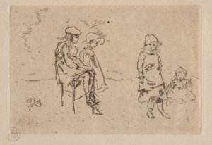 A Menpes-gyerekek alkotó: James McNeill Whistler