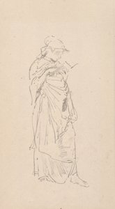 A regény - olvasó lány alkotó: James McNeill Whistler
