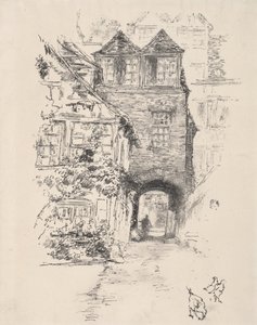 A pap háza, Rouen alkotó: James McNeill Whistler