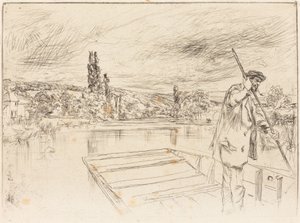 A lapos fenekű csónak alkotó: James McNeill Whistler