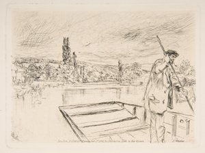 A lapos fenekű csónak alkotó: James McNeill Whistler