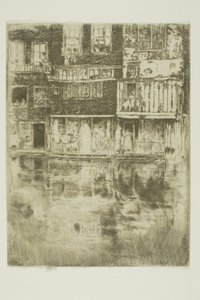 A Square House, Amszterdam alkotó: James Abbott McNeill Whistler