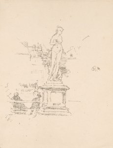 A szobor, Luxembourg Gardens alkotó: James McNeill Whistler