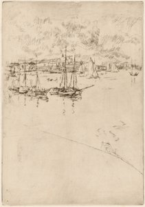A gőzhajó, Velence alkotó: James Abbott McNeill Whistler