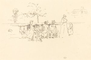 The Terrace, Luxemburg alkotó: James Abbott McNeill Whistler