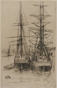 A két hajó alkotó: James Abbott McNeill Whistler