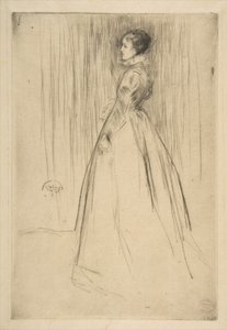A bársonyruha (Leylandné) alkotó: James McNeill Whistler