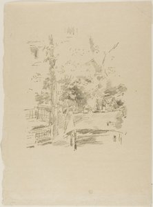 Tête-à-tête a kertben alkotó: James McNeill Whistler