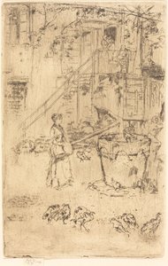 Pulykák alkotó: James Abbott McNeill Whistler
