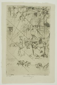 Pulykák alkotó: James Abbott McNeill Whistler