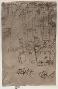 Pulykák alkotó: James McNeill Whistler