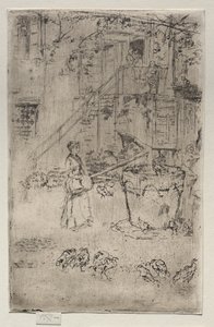Pulykák alkotó: James McNeill Whistler