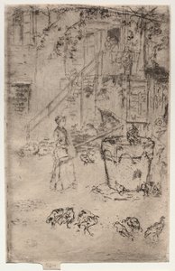 Pulykák alkotó: James McNeill Whistler