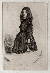Tizenkét metszet a természetből:  Annie alkotó: James McNeill Whistler