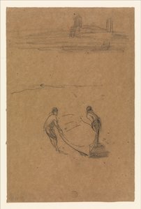 Zwei Männer und ein Boot alkotó: James McNeill Whistler