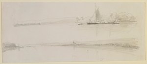 Két jelenet a folyón alkotó: James Abbott McNeill Whistler