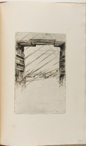 Az Old Battersea híd alatt alkotó: James Abbott McNeill Whistler