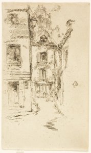 A katedrális alatt, Bloisban alkotó: James Abbott McNeill Whistler