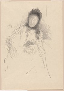 Lady Haden befejezetlen vázlata alkotó: James Abbott McNeill Whistler