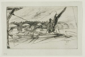 Vauxhall híd alkotó: James Abbott McNeill Whistler