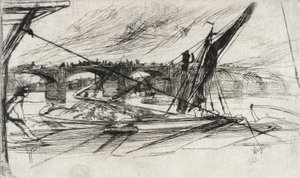 Vauxhall híd alkotó: James McNeill Whistler