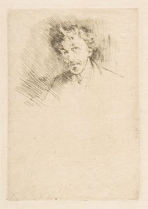 Whistler fehér hajtinccsel alkotó: James McNeill Whistler