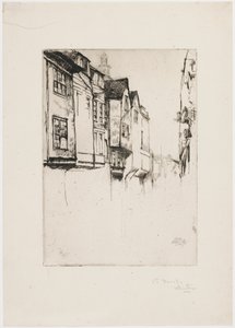 Great Street, London alkotó: James Abbott McNeill Whistler