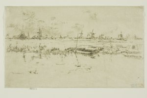 Zaandam alkotó: James Abbott McNeill Whistler