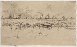 Zaandam alkotó: James McNeill Whistler