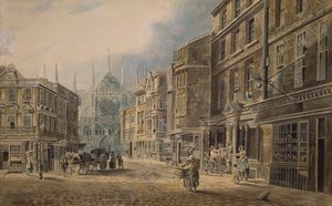 London, Old Tothull St. Leading to Westminster Abbey, 1776