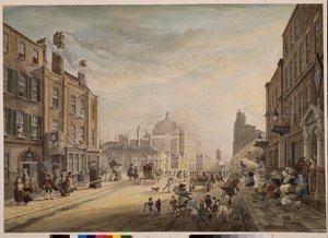 Kilátás a Hannover Square felé, a londoni Holles Streeten, 1773-1791