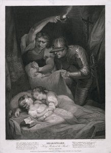 Harmadik Richárd király: IV. felvonás, III. jelenet A hercegek meggyilkolása a Tower kocsmában. 1790.