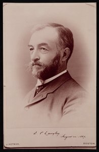 Samuel Pierpont Langley portréja 1834-1906, 1887. augusztus 22. alkotó: James Notman