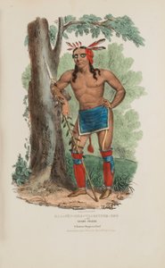 KAA-NUN-DER-WAAGUINSE-ZOO vagy a bogyószedő; egy híres chippewa törzsfőnök, az Aboriginal Portfólióból