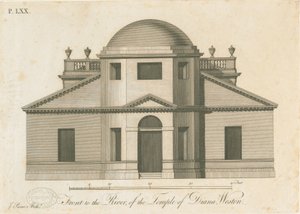 Weston-under-Lizard – Diana temploma: metszet, nd [c 1765-1770]