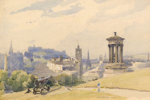 Edinburgh a Calton Hilltől