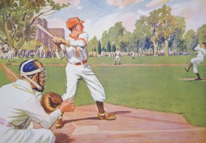Ivy League College játék az 1920-as években (színes litó)