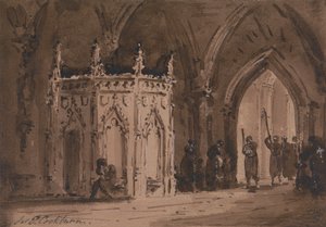 Körmenet a templomban
