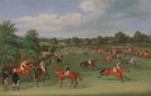 Epsom Races: Felkészülés a kezdésre alkotó: James Pollard