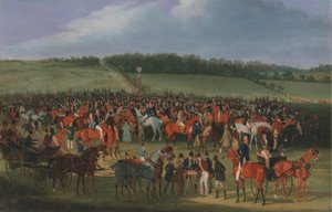 Epsom Races: The Betting Post alkotó: James Pollard