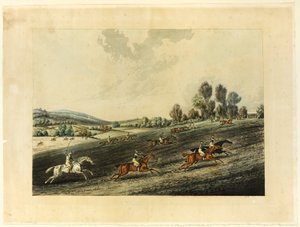 Saint Albans Grand Steeple Chase alkotó: James Pollard