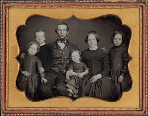 Egy család portréja,c. 1848 (fotó) alkotó: James Presley Ball
