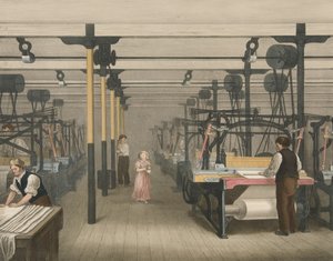 Szövés, Progress of Cotton 10. sz., kocsma. 1840