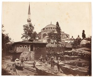 „Tophanna lépcsője” [Isztambul. Mecset egy minarettel] alkotó: James Robertson
