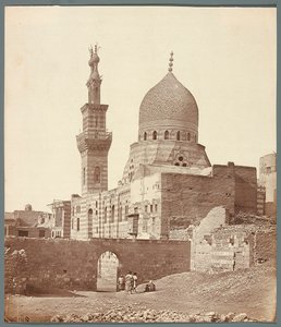 Egyiptom. Kairó. Kani Bey Ar-Rammah mamlúk emír vallási sírkomplexuma (1503) alkotó: James Robertson