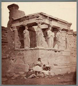 Erekhtheion - templom az athéni Akropoliszon. alkotó: James Robertson