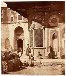 „A szeráj császári kapuja” [Isztambul. III. Ahmed kútja a Topkapı-palota kapujánál] alkotó: James Robertson